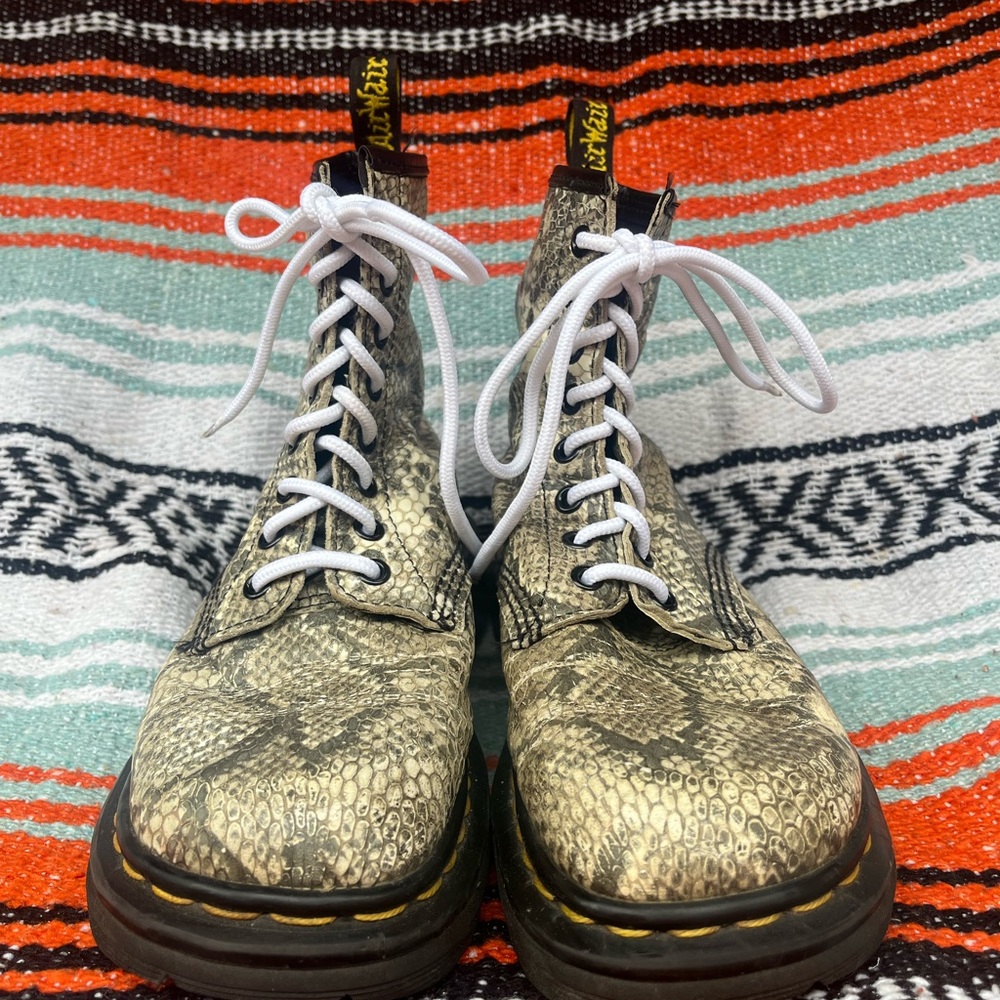 Dr. Martens Rare 1990’s Python Boots - image 2